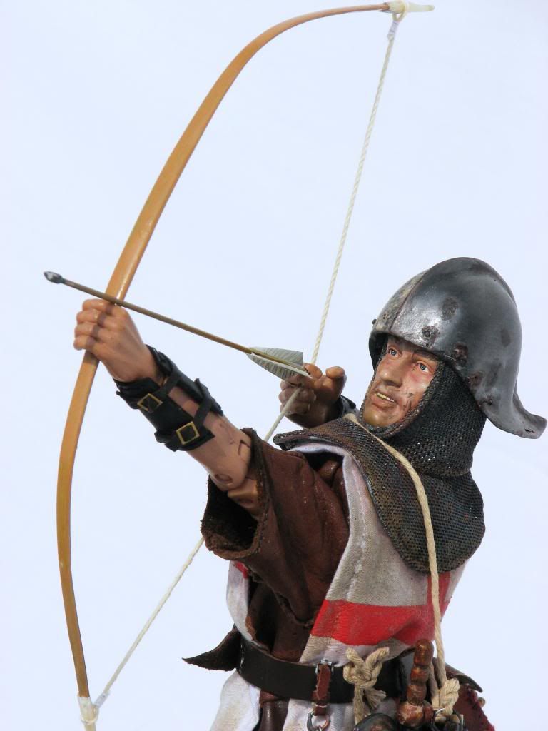 English Longbow man, Agincourt, 1415